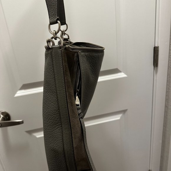 Coach Marlon Hobo Bag - Gray w/ Silver - Picture 5 of 7